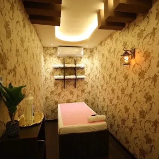 Rangeela Spa Ajman private room designed for a peaceful massage experience