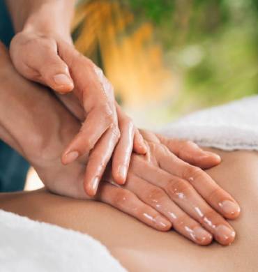 Oil and cream massage